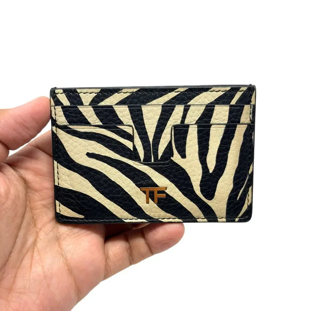 Tom Ford Zebra Cardholder Wallet